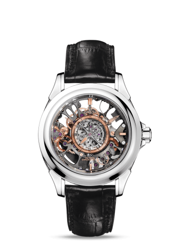 Omega De Ville Tourbillon Co-Axial Platinum / Skeleton